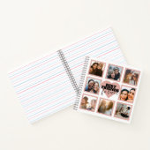 Carnet BEST AMIS Photo Collage Rose Gold Heart (Intérieur)