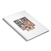 Carnet Best Corgi Dad Ever Patriotic Vintage Dog Shirt_1 (Côté Droit)