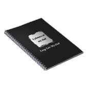Carnet Best Father’s Day Gift, Long Live My Dad (Côté Droit)