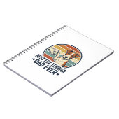 Carnet Best Fox Terrier Dad Ever Vintage Dog Lover Shirt_ (Côté gauche)