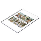 Carnet Best Grandma Ever Photo Collage – Gift with Hearts (Côté gauche)