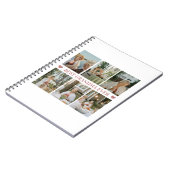 Carnet Best Grandma Ever Photo Collage – Gift with Hearts (Côté gauche)