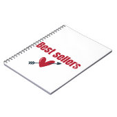 Carnet Best Sellers Valentine Heart Arrow T-Shirt (Côté gauche)