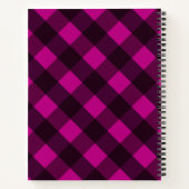 Carnet Besties Forever 4 Photo Collage Pink Plaid Friends (Dos)