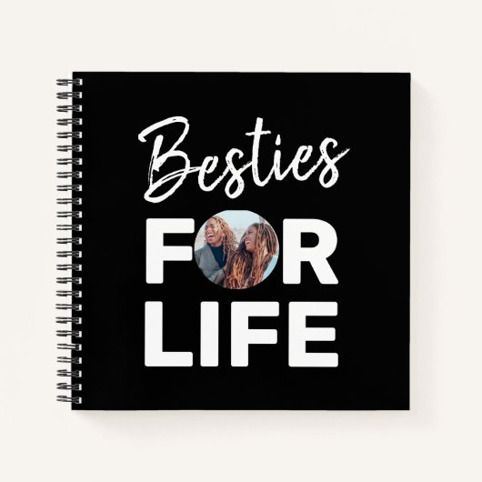 Carnet Besties Moderne BFF Best Friends Photo Fun Anniver (Devant)