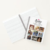 Carnet Besties pour la vie Script Best Friends Photo Coll (Intérieur)