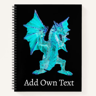 Carnet Bête ailée serpent Ember Océan Art du Royaume Fant