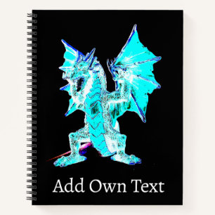 Carnet Bête de vague cristalline Esprit dragon d'eau Éthé