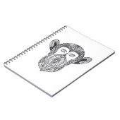 Carnet Bête sauvage du griffonnage de forêt (Côté gauche)