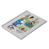 Carnet Bêtes De Cartoon Dans Les Habitats (Côté gauche)
