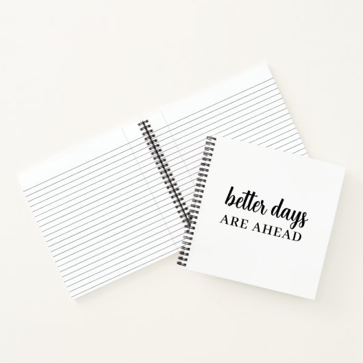 Carnet Better Things Are Coming Script Design (Intérieur)