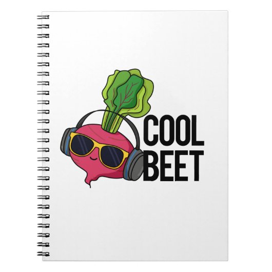Carnet Betterave cool pun alimentaire drôle (Devant)