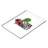 Carnet Betterave cool pun drôle de nourriture Betterave (Côté gauche)