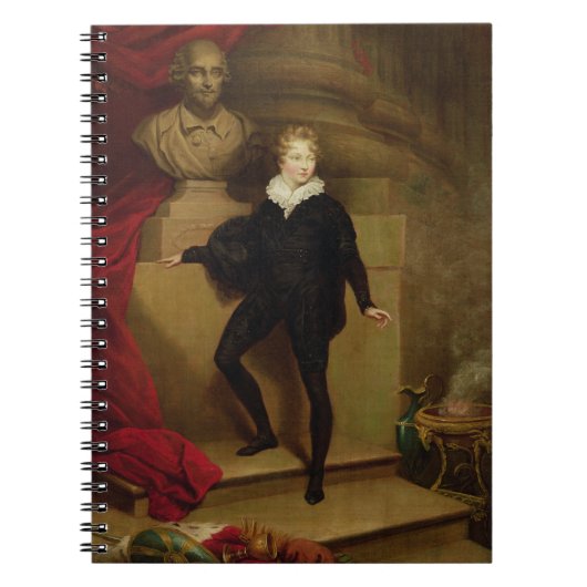 Carnet Betty principale comme Hamlet avant un buste de (Devant)