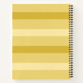 Carnet Beurre de citation amusant Souffre Jaune seul bloc (Dos)