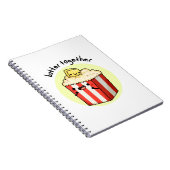 Carnet Beurre Ensemble Drôle Beurre Popcorn Pun (Côté Droit)