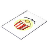 Carnet Beurre Ensemble Funny Beurre Popcorn Pun (Côté gauche)