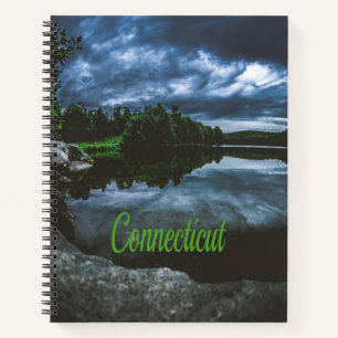 Carnet Beutiful Lake Trees du Connecticut