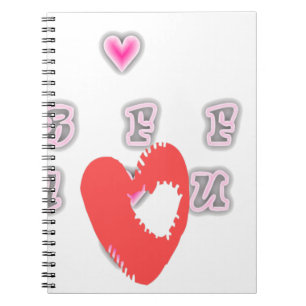 Carnet BFF. Best Friends Forever : I Love You Art Print