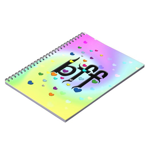 Carnet bff ~ coeurs (Côté gauche)