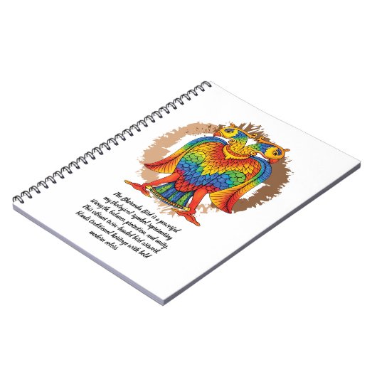 Carnet bherunda bird (Côté gauche)