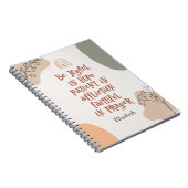 Carnet Bible chrétienne Boho moderne Verse Art Abstrait (Côté Droit)