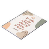 Carnet Bible chrétienne Boho moderne Verse Art Abstrait (Côté gauche)