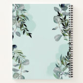 Carnet Bible chrétienne contre Philippiens 4 8 Eucalyptus (Dos)