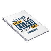 Carnet Bible Quote Art - Proverbs 29:25 Trust in God (Côté Droit)