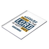 Carnet Bible Quote Art - Proverbs 29:25 Trust in God (Côté gauche)