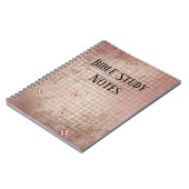 Carnet Bible Study (Côté gauche)