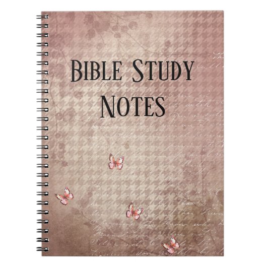 Carnet Bible Study (Devant)
