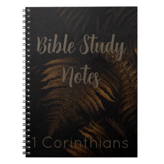 Carnet Bible Study-1 Corinthians (Devant)