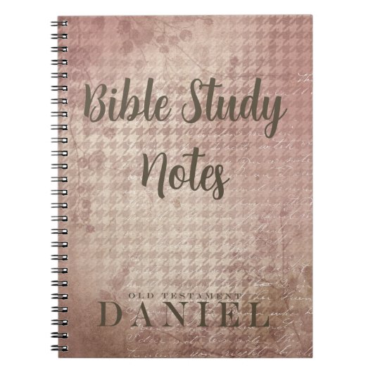 Carnet Bible Study-Daniel (Devant)