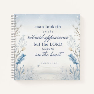 Carnet Bible Verse 1 Samuel 16:7 Aquarelle