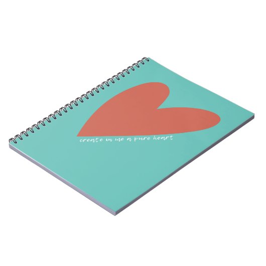 Carnet Bible Verse Journal, Christian Scripture Heart (Côté gauche)