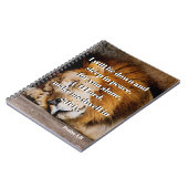 Carnet Bible Verse Psaume 4 apaisant (Côté gauche)