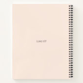 Carnet Bible verset luke 1:37 bloc-notes en spirale (Dos)