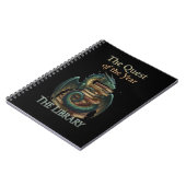 Carnet Bibliothécaire Dragon de Lecture Fantastique | La  (Côté gauche)