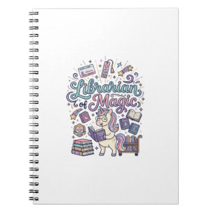 Carnet Bibliothécaire Licorne de Vêtements Imprimés Magiq