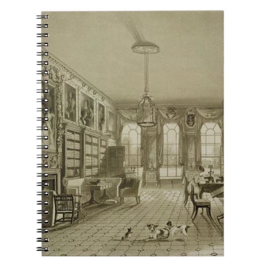 Carnet Bibliothèque comme salon, parc de Cassiobury, (Devant)