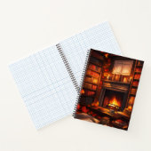 Carnet Bibliothèque d'automne cosy (Intérieur)