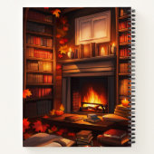 Carnet Bibliothèque d'automne cosy (Dos)