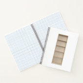 Carnet Bibliothèque en bois vide (Intérieur)