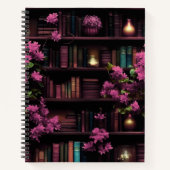 Carnet Bibliothèque Magic Books Rose (Devant)