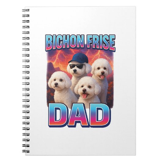 Carnet Bichon frisé (Devant)