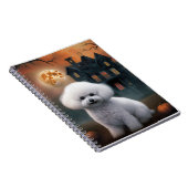 Carnet Bichon Frise Halloween Effrayant (Côté Droit)