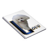 Carnet Bichon Frise Love (Côté Droit)
