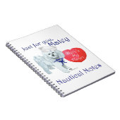 Carnet Bichon Frise Marin Valentin (Côté Droit)