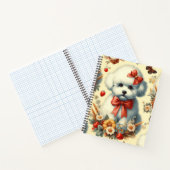 Carnet Bichon Frisé Vintage (Intérieur)